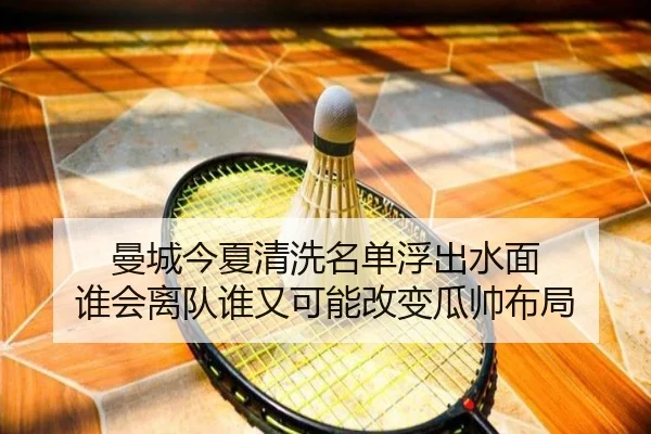 曼城今夏清洗名单浮出水面 谁会离队谁又可能改变瓜帅布局